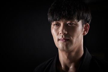 Obraz premium 우승자의 겸손