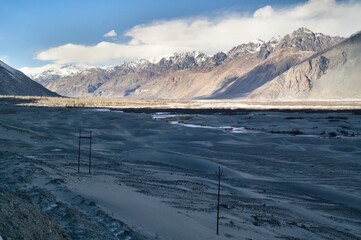 Hunder - sand dunes in the high altitude desert of Nubra valley © Vojtech
