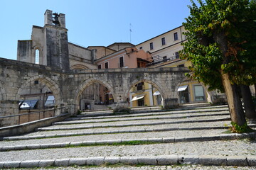 Scalinata all'ingresso di Sulmon