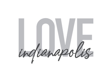 Modern, simple, minimal typographic design of a saying 