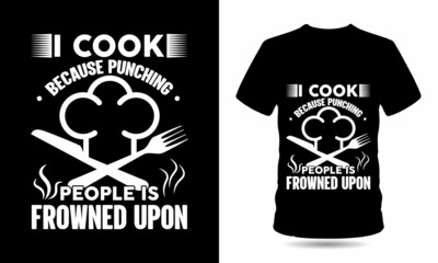 cooking chef T-shirt design