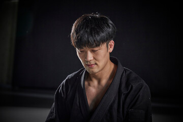 Fototapeta premium 준비중, 유도, 주짓수, 스포츠맨