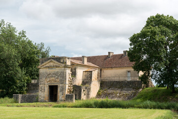 Fototapeta na wymiar Cussac-Fort-Médoc (Gironde, France), le fort Médoc du 18e siècle, inscrit au patrimoine mondial de l’UNESCO