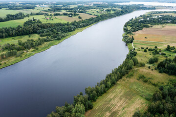 Daugava river next to Jaunjelgava, Latvia.