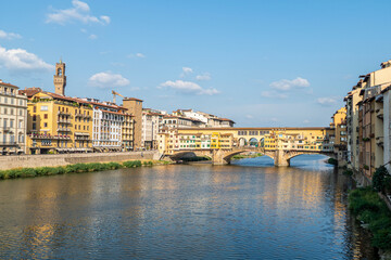 Fototapeta premium The famous Ponte Vecchio in Florence