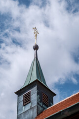 Kirchturm der Kapelle auf dem Walberle