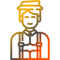 german gradient icon