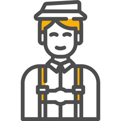 german one color icon