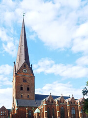Obraz premium Evangelical lutheran church St. Petri in Hamburg in Germany