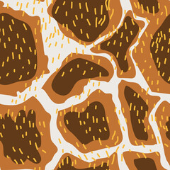 pattern with texture skin of giraffe