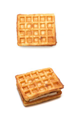 soft waffle biscuit
