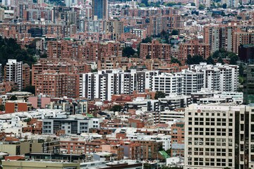 Bogotá, Colombia, capital, panorámica, norte, edificios,
