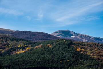 Bjelasnica Mountain, Bosnia and Herzegovina in autumn.