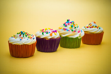 Colorful cupcakes