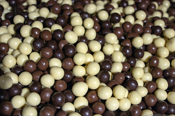 Multicolored jelly stick candies textured background