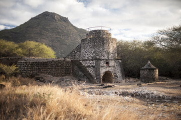 Altes Gebäude, Mauritius, indischer Ozean