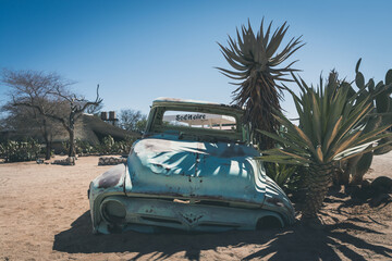 old abandoned car in solitaire namibia