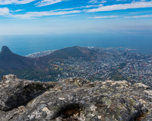view from the top of table mountain