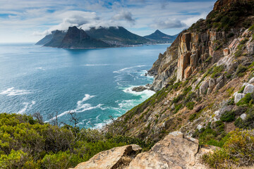 view from the mountain of chapman´s peak drive