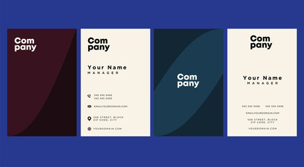 Corporate Modern and Elegant Business Card Design Template