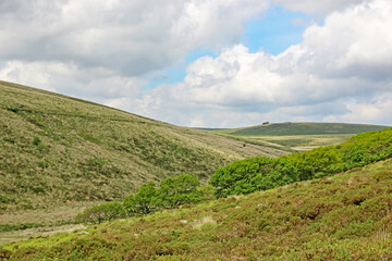 West Dart River Valley in Dartmoor, Devon