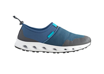 Side view of slip-on running shoe or hydro sneakers for water sport