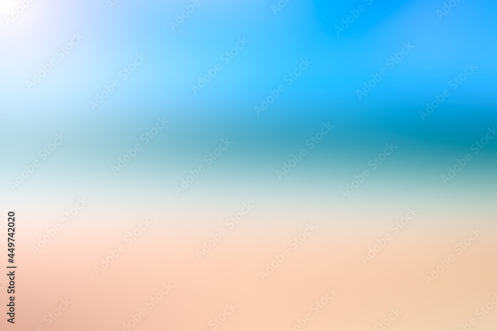 Aufkleber abstract sea background. abstract tropical sandy summer beach background with bokeh lights on light 