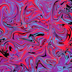 abstract liquid paint background design, colorful fluid art illustration wallpaper with wavy marble spiral effect