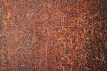 weathered metal texture, rusty background. rust-coated iron plate