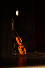 violin and music in a theater © giggly
