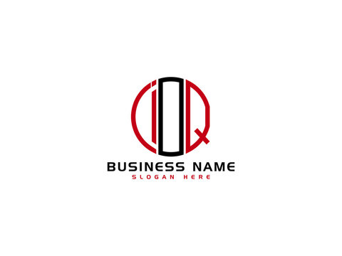 Letter IOQ Logo Iocn Vector Image For Business