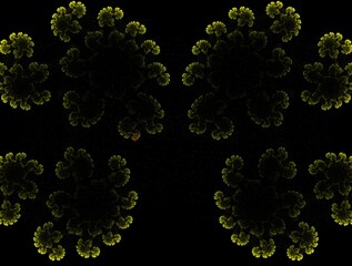 Imaginatory fractal background generated Image