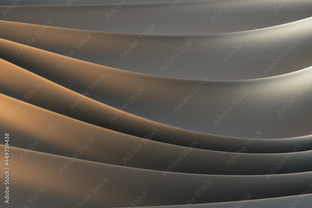 Poster creative gray cloth texture background. landing page concept. 3d rendering.
