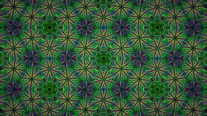 Abstract kaleidoscope background with a symmetrical pattern