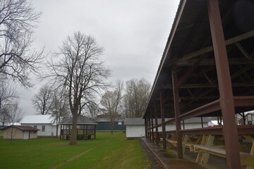 Fototapeta na wymiar Pierce County Fairgrounds in Glenwood City Wisconsin