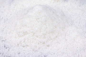 Salt. Salt background Scattered white salt Spices