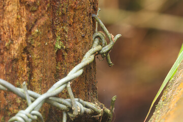 Slushy textures of a cold winter's landscape