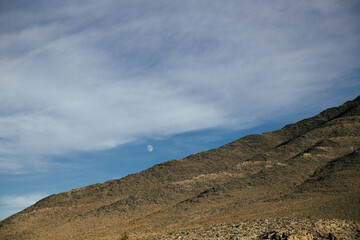 The Moon Over the Southwest on a Cross Country Road Trip