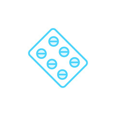 Illustration Vector graphic of pill icon. Fit for medicine, drug, vitamin, treatment etc.