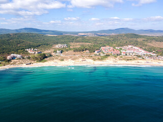 Fototapeta na wymiar Aerial view of Smokinya Beach near Sozopol, Bulgaria