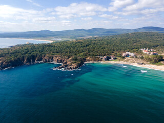 Obraz premium Aerial view of Smokinya Beach near Sozopol, Bulgaria