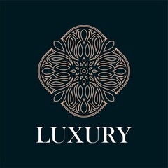 luxury logo illustration template