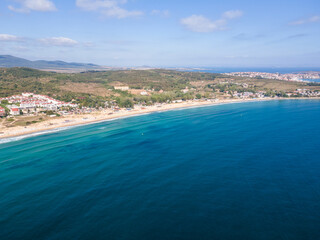 Aerial view of Smokinya Beach near Sozopol, Bulgaria