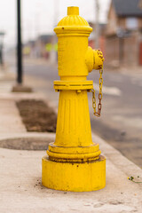 yellow fire hydrant