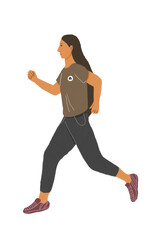 Woman running