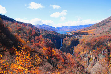 明智平展望台からの眺望（栃木県・日光市）