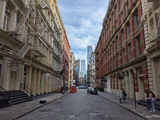 Fototapeta na wymiar Soho, Downtown Manhattan, New York City - June 2021