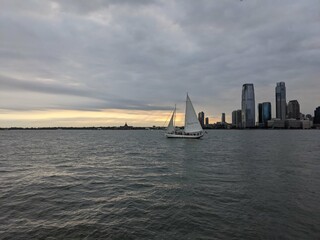 Boat on New York City Bay - June 2021