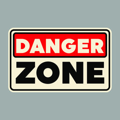 Hazard warning symbol vector icon flat sign symbol with exclamation mark isolated on white background. Hazard warning attention sign with exclamation mark symbol. Danger Zone.