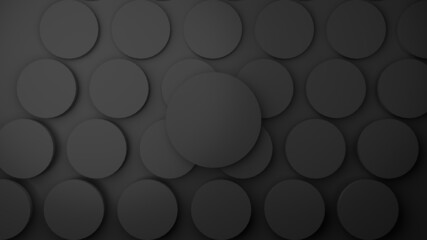 Fondo elegante de cilindros 3d de colores oscuros 